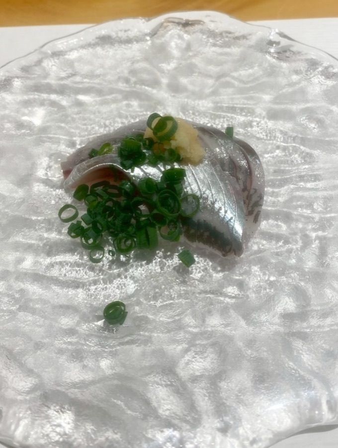 有明海産いわしのお刺身